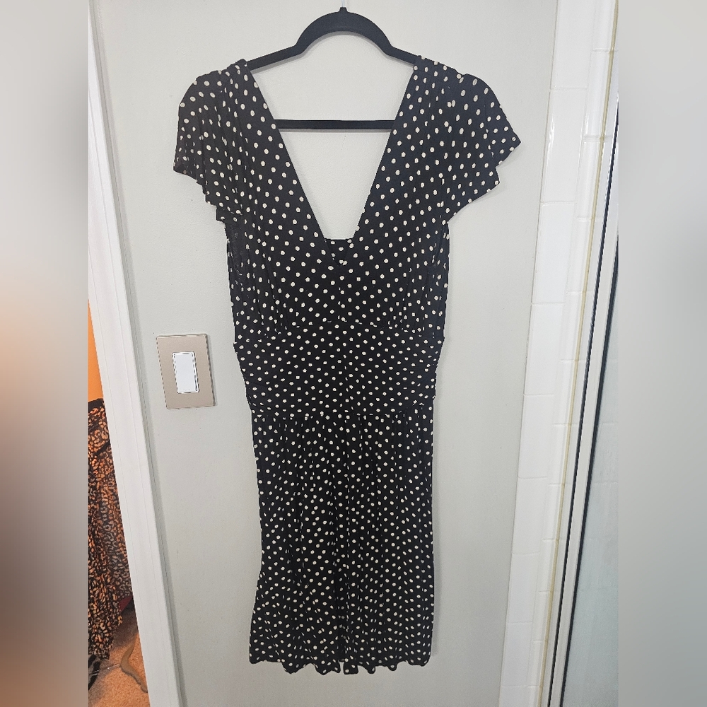 Express Polka Dot Mini Dress Small